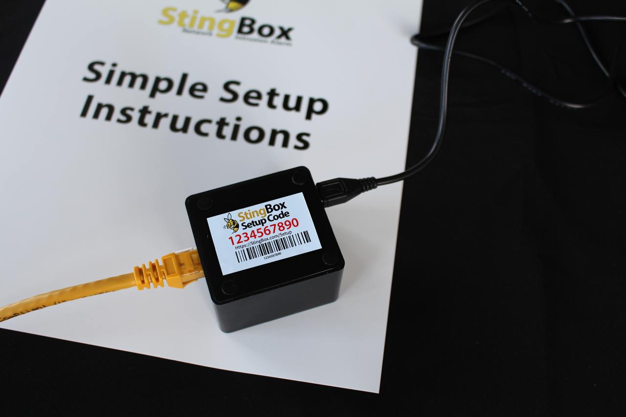 stingbox setup code image